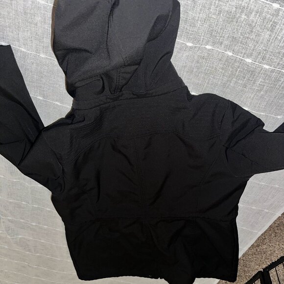 DKNY Women's Hooded Zip-Front Long Anorak Coat 1XL Front Button Close Pockets - Picture 5 of 9